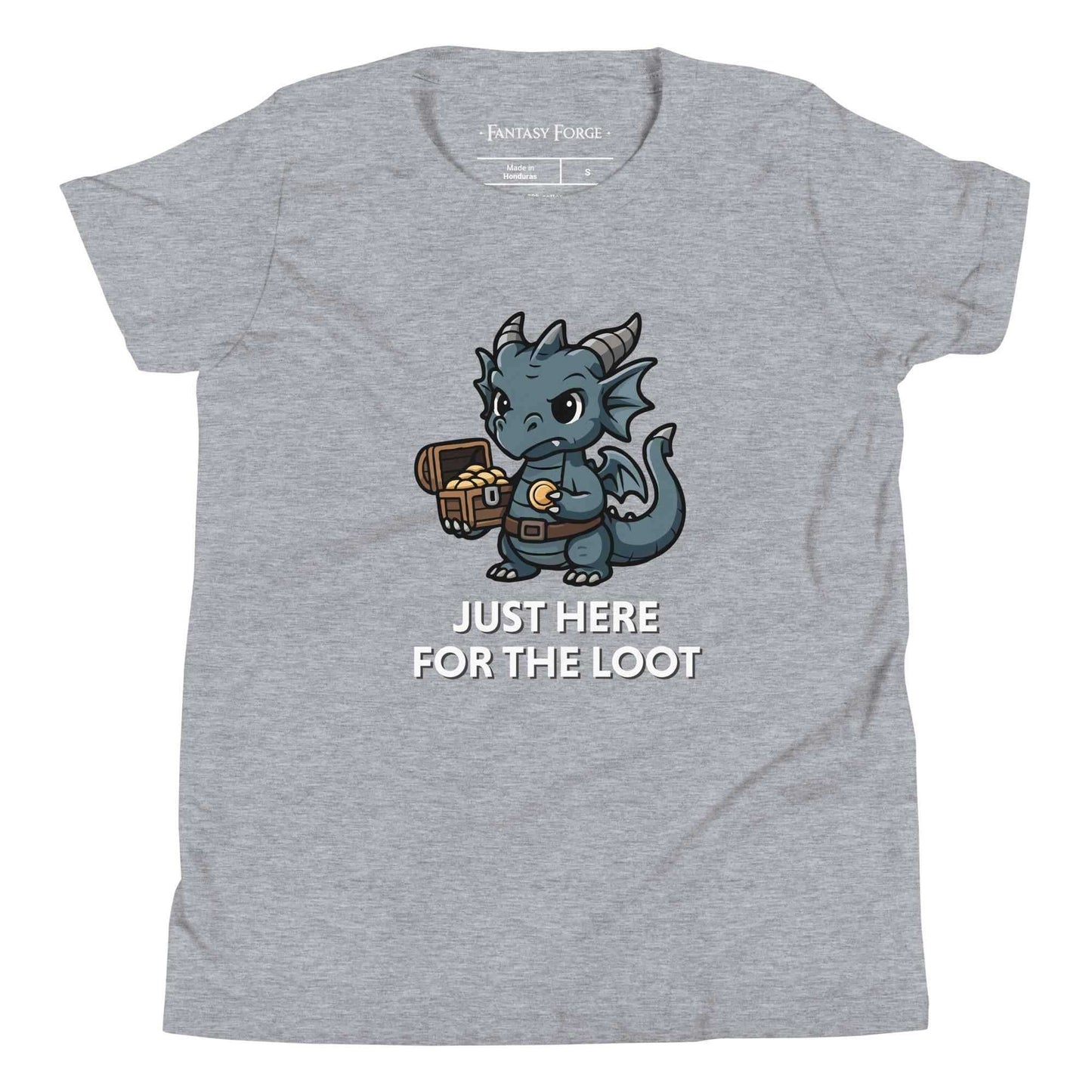 Just Here for the Loot – Youth Short Sleeve T-Shirt