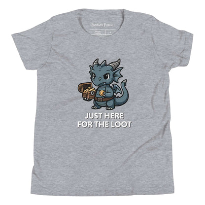 Just Here for the Loot – Youth Short Sleeve T-Shirt