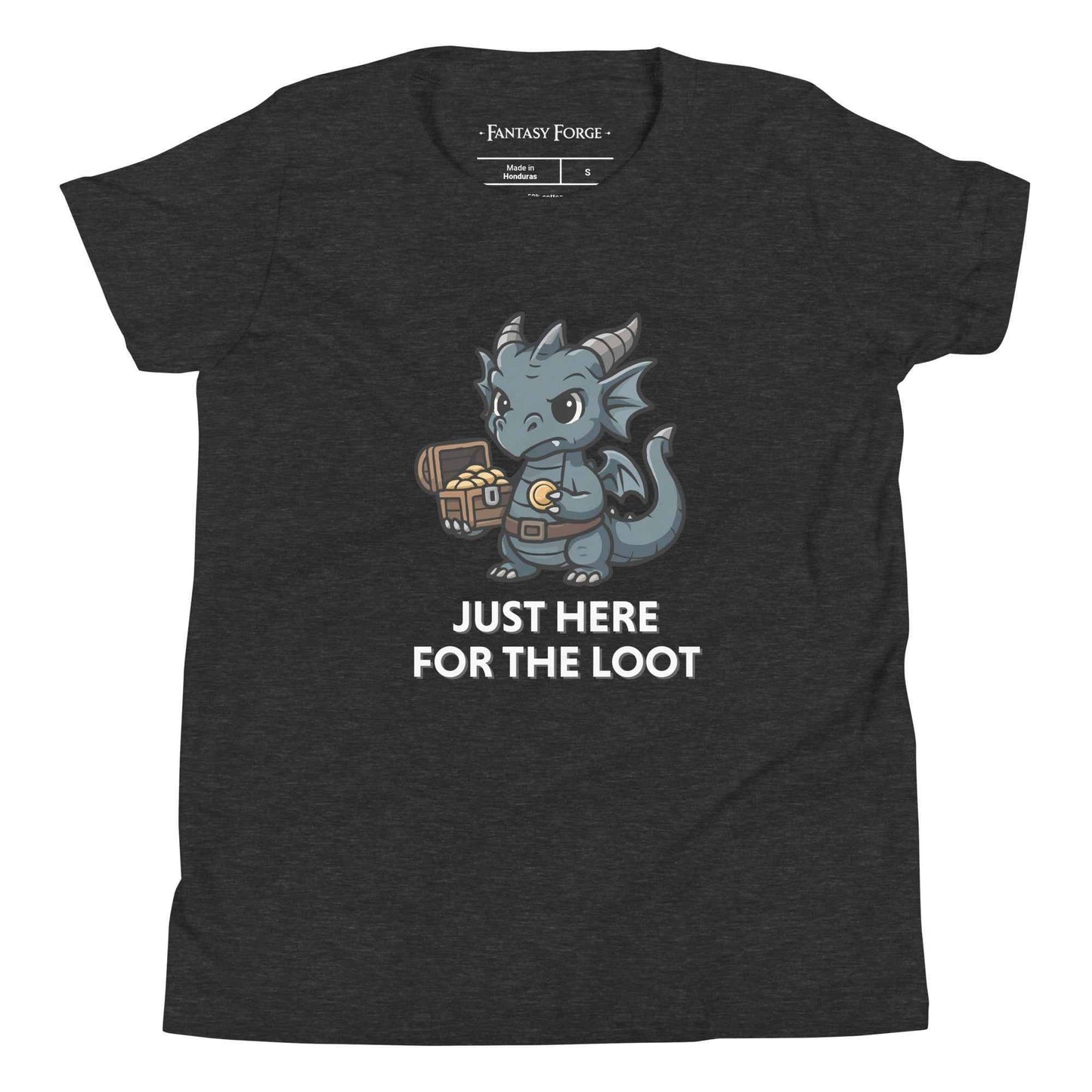 Just Here for the Loot – Youth Short Sleeve T-Shirt