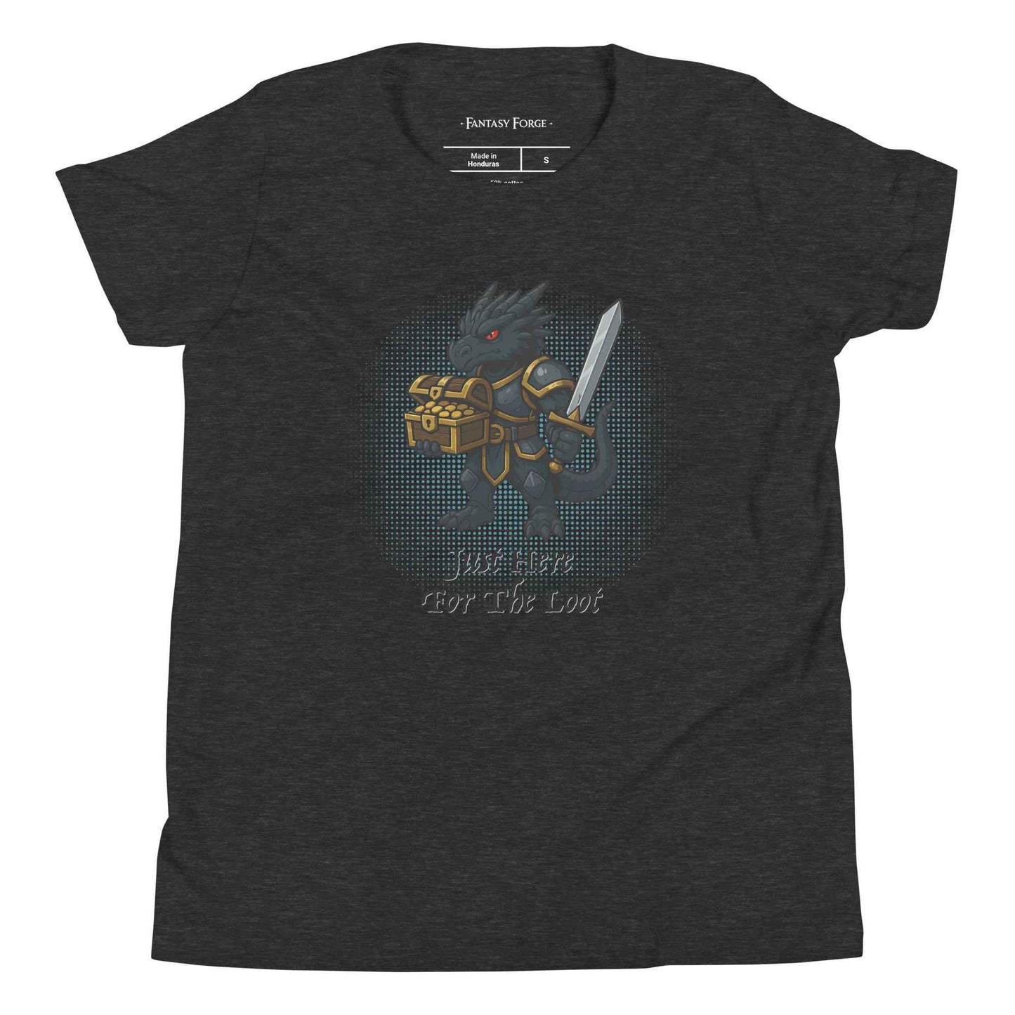 Just Here for the Loot (Black Dragon) | Youth Short Sleeve T-Shirt