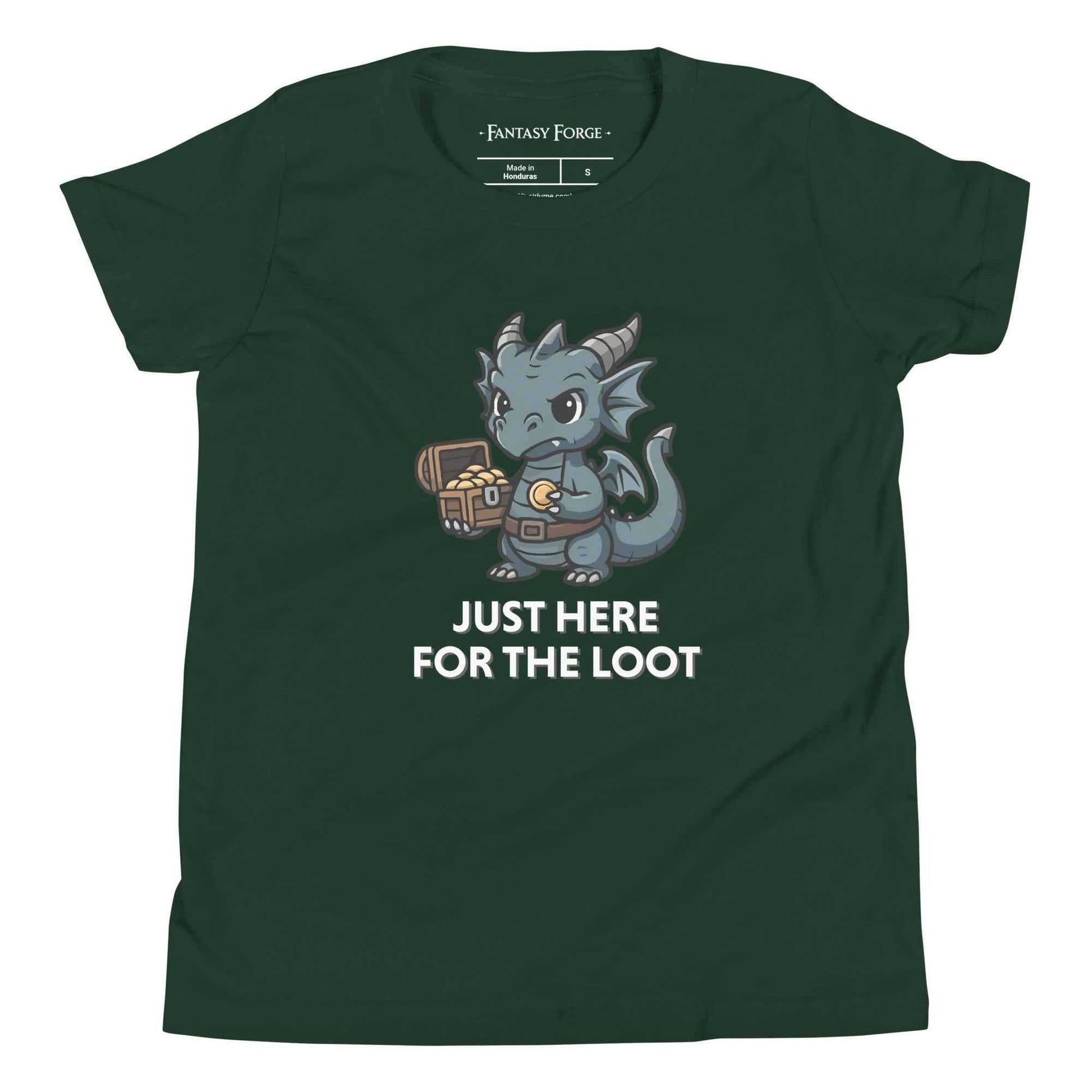 Just Here for the Loot – Youth Short Sleeve T-Shirt