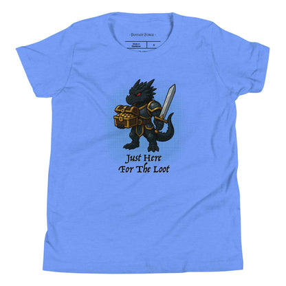 Just Here for the Loot (Black Dragon) | Youth Short Sleeve T-Shirt