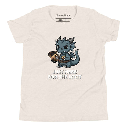 Just Here for the Loot – Youth Short Sleeve T-Shirt