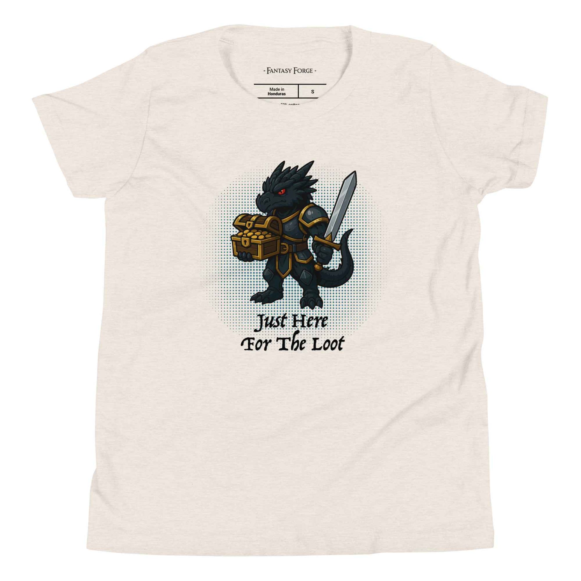 Just Here for the Loot (Black Dragon) | Youth Short Sleeve T-Shirt