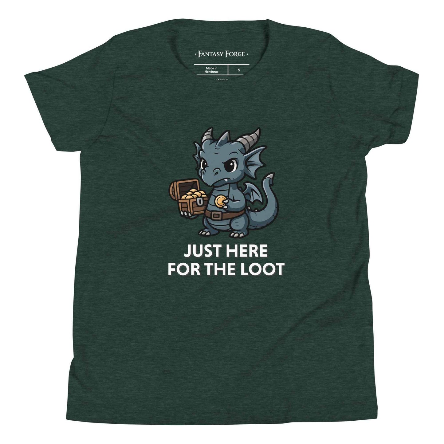 Just Here for the Loot – Youth Short Sleeve T-Shirt