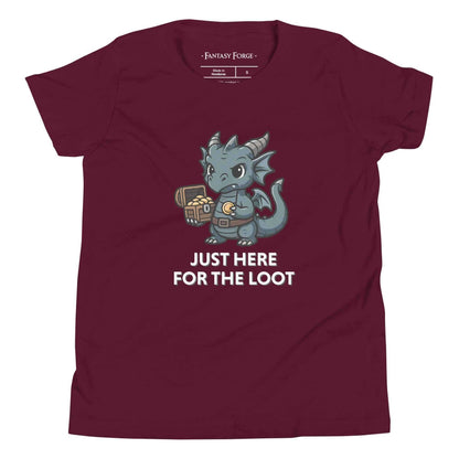 Just Here for the Loot – Youth Short Sleeve T-Shirt