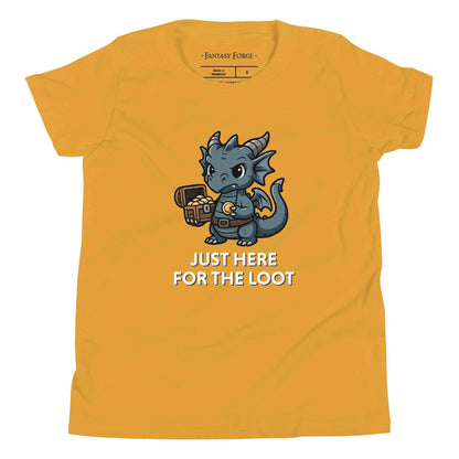 Just Here for the Loot – Youth Short Sleeve T-Shirt