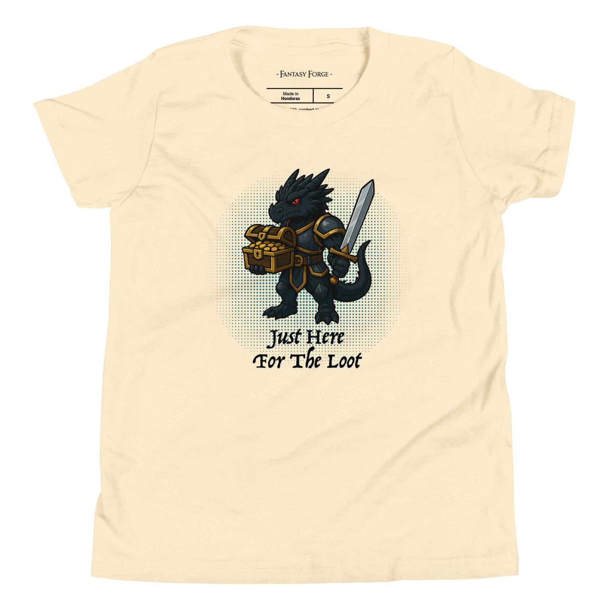 Just Here for the Loot (Black Dragon) | Youth Short Sleeve T-Shirt