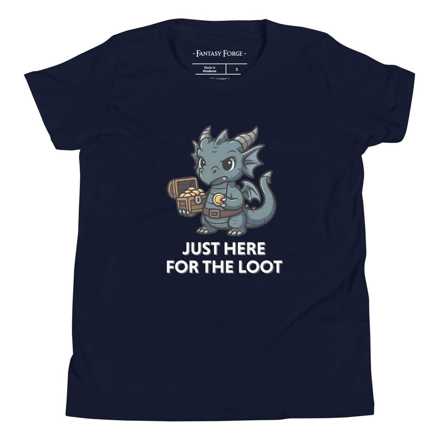 Just Here for the Loot – Youth Short Sleeve T-Shirt