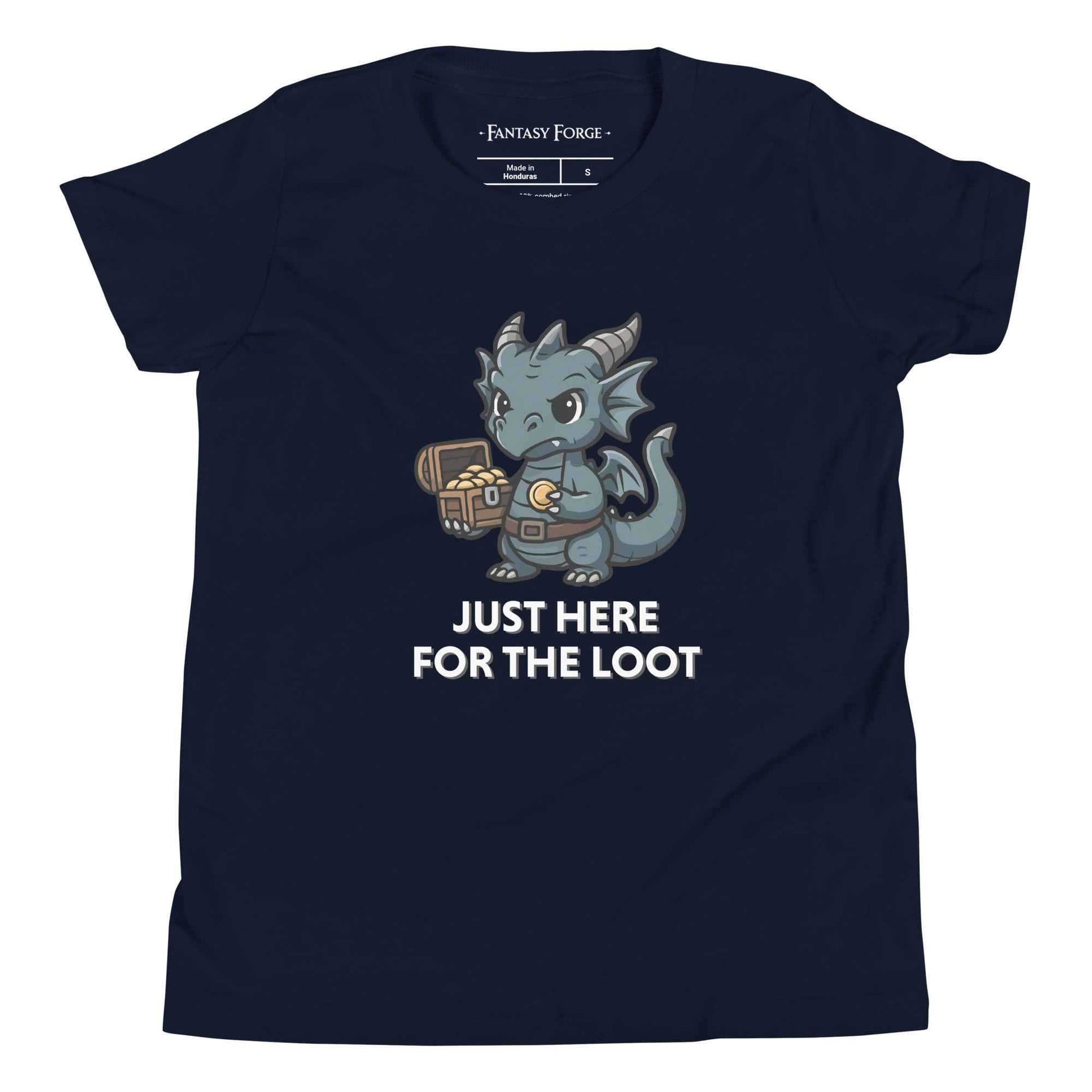 Just Here for the Loot – Youth Short Sleeve T-Shirt