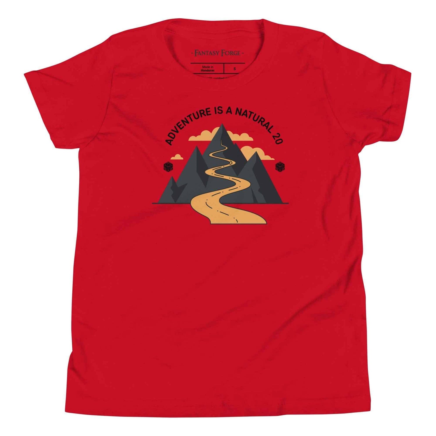 Adventure is a Natural 20 | Youth Short Sleeve T-Shirt