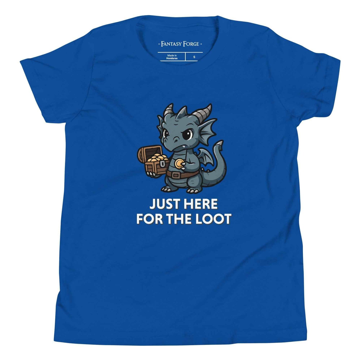 Just Here for the Loot – Youth Short Sleeve T-Shirt