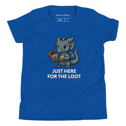 Just Here for the Loot – Youth Short Sleeve T-Shirt