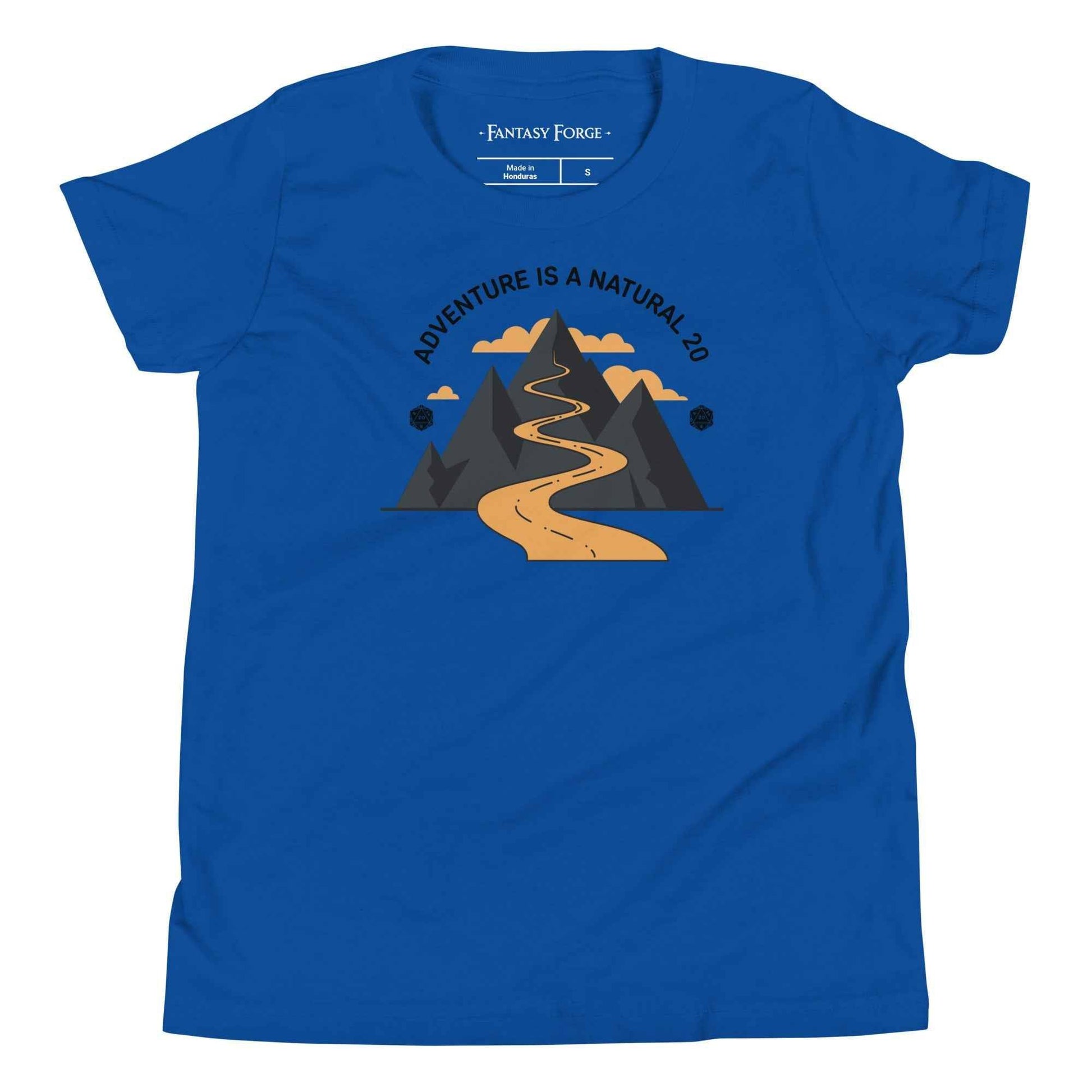 Adventure is a Natural 20 | Youth Short Sleeve T-Shirt
