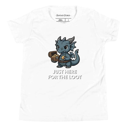 Just Here for the Loot – Youth Short Sleeve T-Shirt